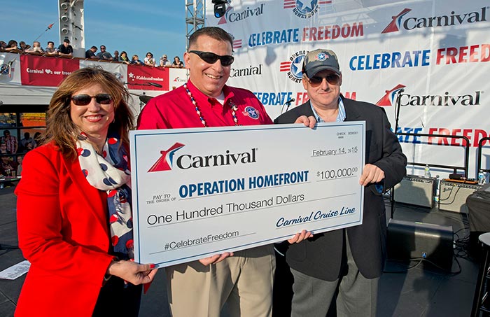 Carnival Freedom’s Arrival In Galveston Marked