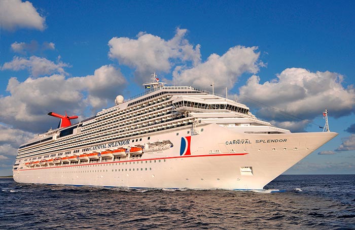 Carnival Splendor To Operate 14 Day Alaska Cruise Round-Trip From Long Beach In August 2018