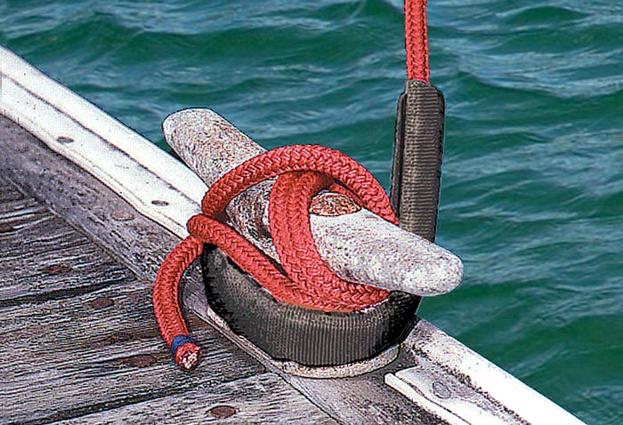 Simple Device Protects Dock Lines And Boat Finishes